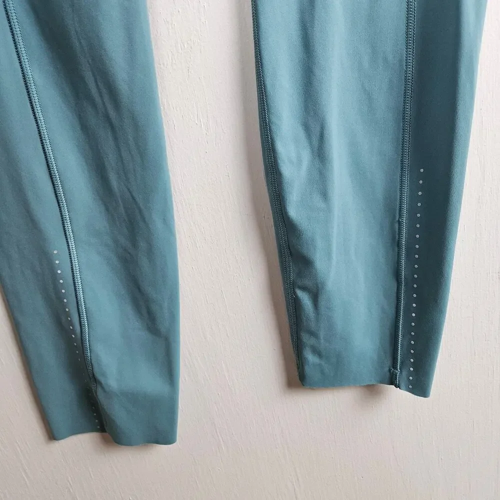 Lululemon Fast & Free 7/8 Tight II 6 Pacific Breeze Aqua Blue‎ Leggings